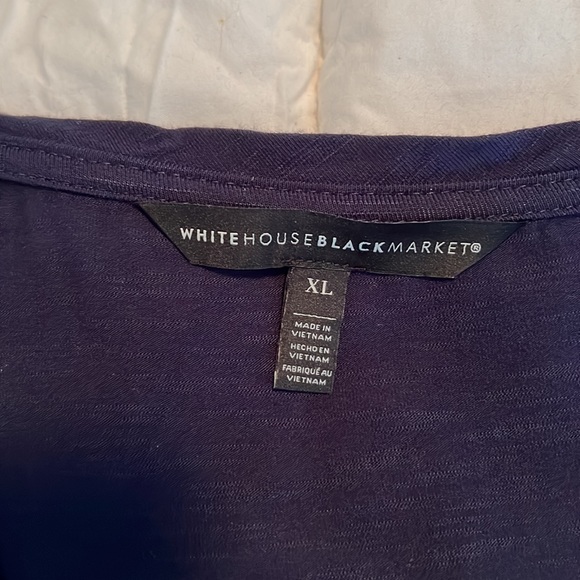 WHBM women’s navy blue dress. Bought last year. Wore one time! Brand new! - Picture 5 of 6